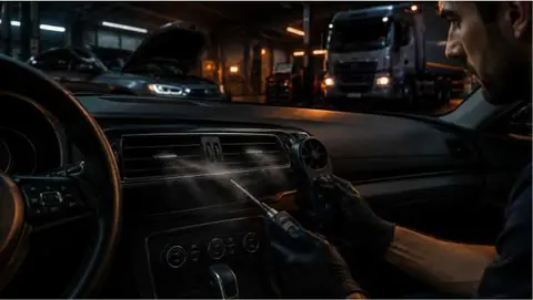 Baixa ventilação e mau funcionamento do ar automotivo