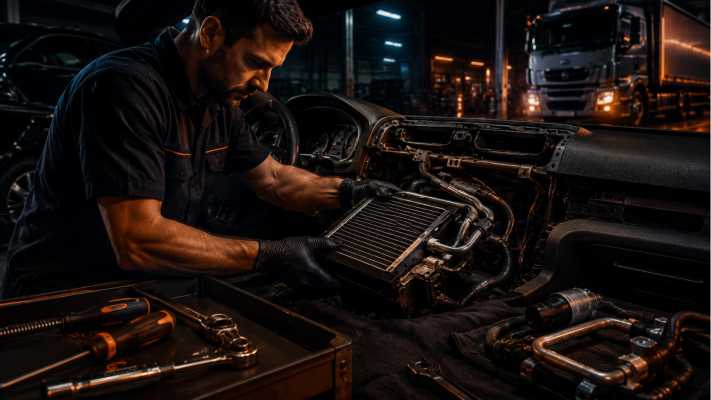 Higienização do sistema de ar-condicionado automotivo
