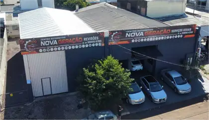 Entrada da oficina Nova Geração