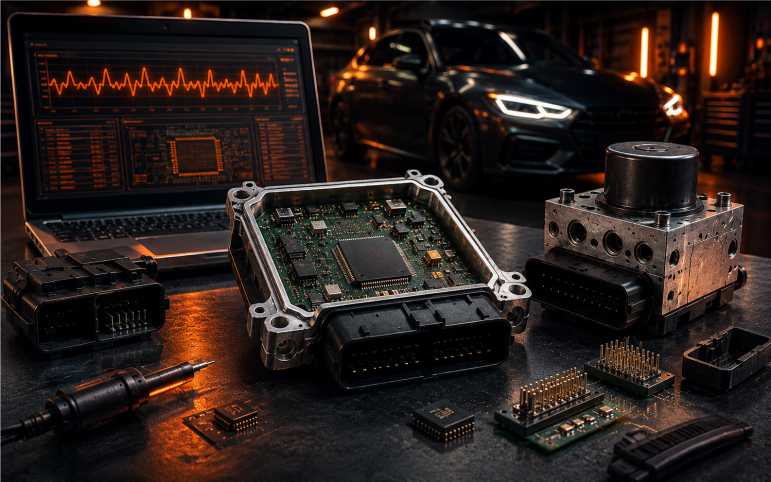 Reparo de módulos automotivos