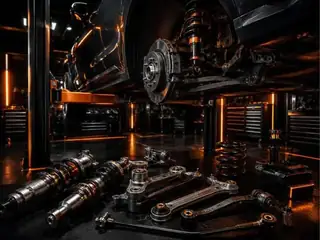 Suspensão automotiva e componentes